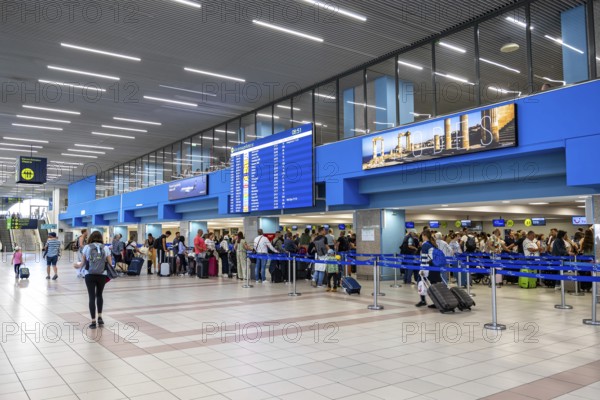 Terminal of Rhodes Airport, Greece