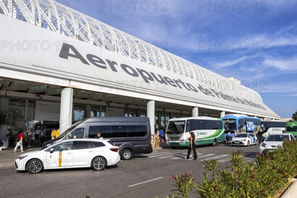 Terminal of the airport Aeropuerto de Palma de Majorca, Spain
