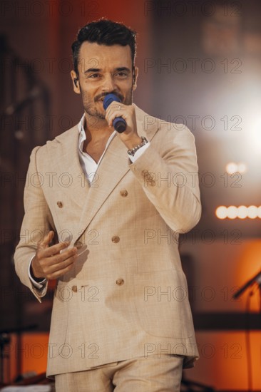 Giovanni Zarrella live on An Italian Summer Night Tour at the Classic Open Air at Berlin's Gendarmenmarkt on 18 July 2025