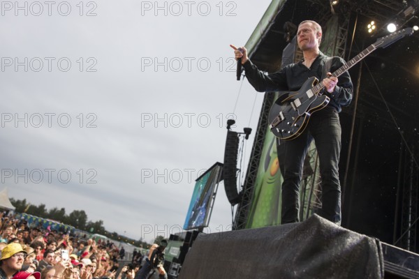 Björn Dixgård, singer and guitarist of Mando Diao at the Highfield Festival on Sunday, Störmthaler See, 18/08/2024