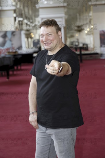 Christian Jährig, winner of the 21st season of Deutschland sucht den Superstar at the show - Gemeinsam Bunt - das 6. Benefizkonzert on 14.07.2025 at the Theater des Westens in Berlin