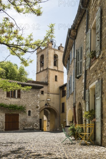 Picturesque village, Haut de Cagnes, Cagnes-sur-Mer, Provence Alpes Côte d'Azur, South of France, France