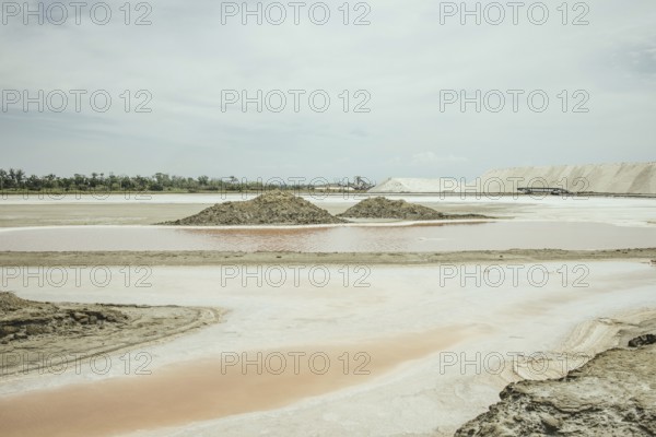 Saltworks, Salin-de-Giraud, Bouches-du-Rhône, Arles, France