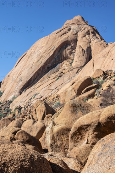 Rock formation, Pontok Mountains, Great Spitzkoppe, Spitzkoppe, Great Spitzkoppe Nature Reserve, Namibia