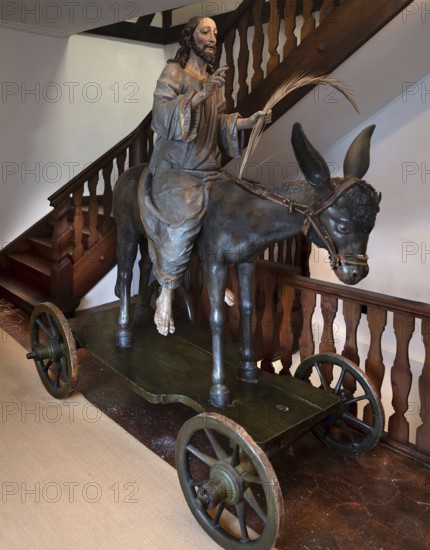 Palmesel, created in 1767, Städtisches Museum, Krummebergstr. 30, Überlingen, Baden-Württemberg, Germany