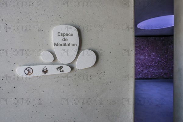 Meditation room with real crystals, artist Tia-Thuy Nguyen, Petit Portier, Monte Carlo, Cote d'Azur, Monaco