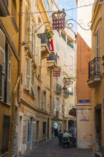 Alley in the old town, Cote d'Azur, Monaco