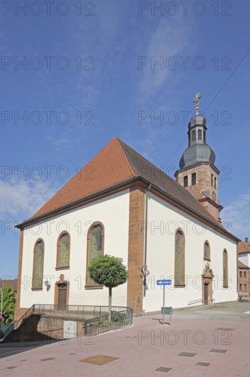 Baroque Luther Church built in 1758, Pirmasens, Rhineland-Palatinate, Germany