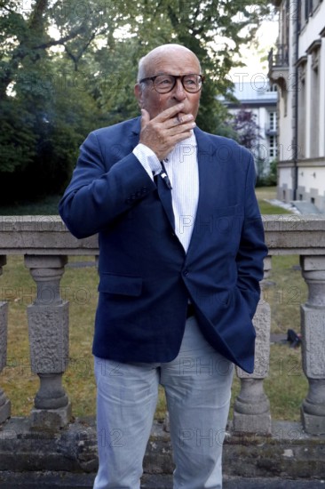Volker Schlöndorff at the Cocktail Prolongé for the Semi-Final Round of Judging of the International Emmy® Awards 2025 in Berlin at the Schlosshotel Berlin on 07.07.2025
