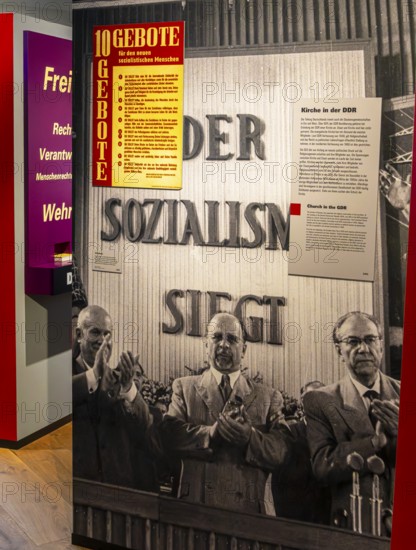 Historical exhibition on democracy and socialism, Garrison Church, Potsdam, Brandenburg, Germany