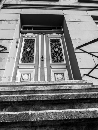 House entrance door, Mecklenburg-Western Pomerania, Germany