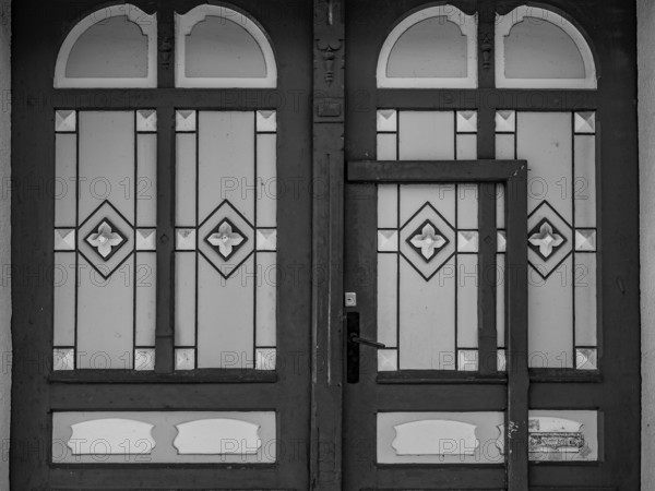 House entrance door, Mecklenburg-Western Pomerania, Germany