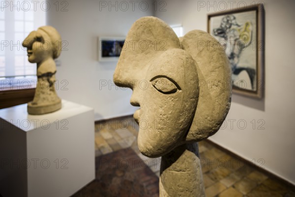 Sculpture, artist Pablo Picasso, Musée Picasso, Antibes, Provence Alpes Côte d'Azur, South of France, France