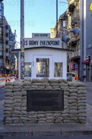 At Check Point Charlie, Friedrichstraße, Berlin, Germany
