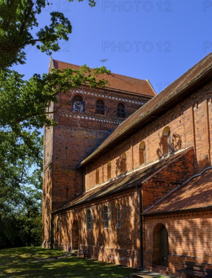 Church of St Mary and Willebrord, Otto von Bismarck's baptistery, Schönhausen an der Elbe, Saxony-Anhalt, Germany