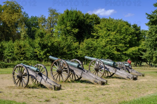 Cannons, Schönhausen an der Elbe, Saxony-Anhalt, Germany