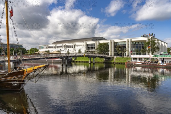 Musik- und Kongresshalle Lübeck an der Trave, Hanseatic City of Lübeck, Schleswig-Holstein, Germany