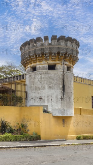 Costa Rica, colorful San Jose streets in historic city center. Caribbean cruise vacation