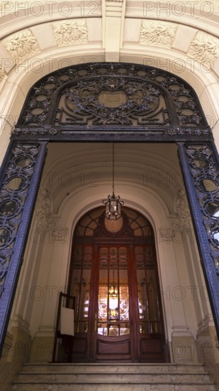 Salta colonial architecture and Central Plaza of 9 of July Plaza 9 De Julio in historic city center