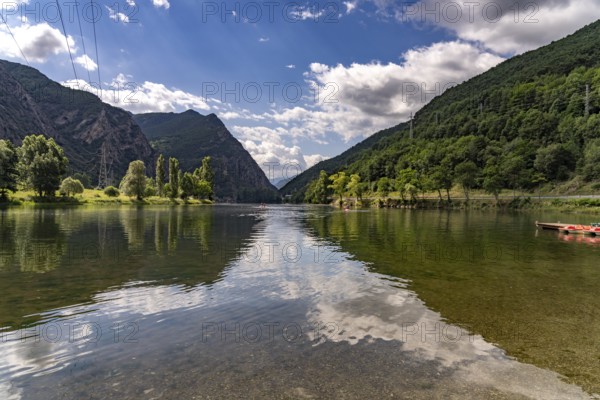 The Pantá de la Torrassa reservoir, Pyrenees, France