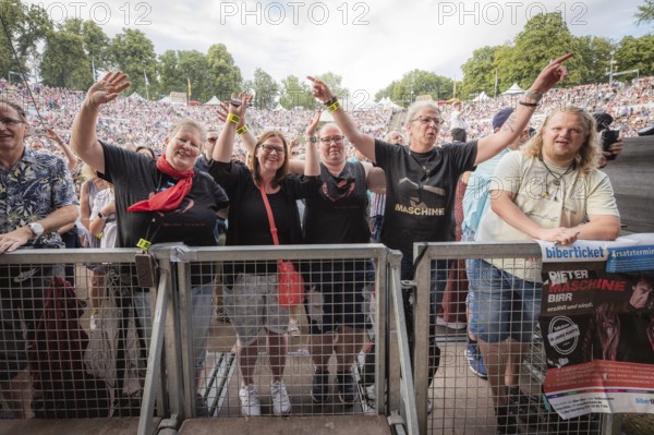 Spectators at the Berliner Rundfunk 91.4 Open Air at the Berlin Parkbühne Wuhlheide on 05/07/2025