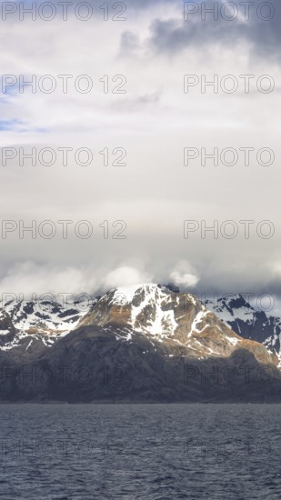 Scenic dramatic views of Lofoten islands and fjords in Norway