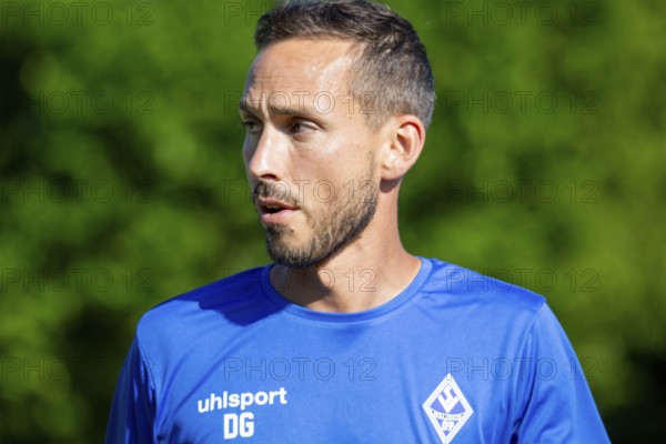 SC Käfertal against Waldhof Mannheim (test match) ***Picture: Dominik Glawogger, coach of Waldhof Mannheim