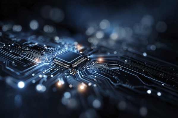 Concept of human and AI Artificial intelligence cooperation and coexisting while increasing prodConcept of human and AI Artificial intelligence cooperation and coexisting while increasing productivity in corporate environment. Power of AI and cloud data centers.uctivity in corporate environment, AI generated