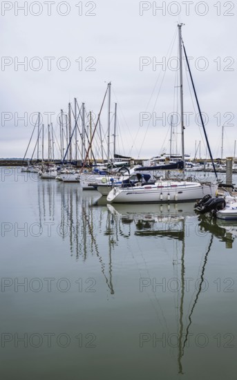 Marina in Le Verdon-sur-Mer, Nouvelle-Aquitaine, Gironde, France