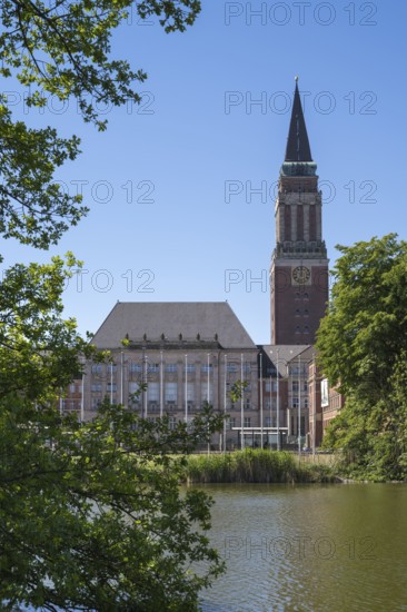 Town Hall and Opera House, Little Kiel, Kiel, Kiel Fjord, Baltic Sea, Schleswig-Holstein, Germany