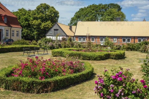 Rose Square in Simrishamn, Skåne County, Sweden, Scandinavia