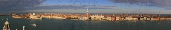 Panoramic view from the Camanile San Gorgio di Maggiore, Venice, Veneto, Italy