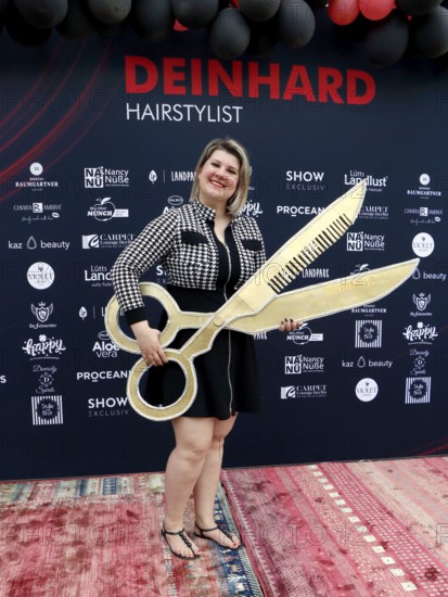 Janine Becker (owner) at the VIP opening of the new Deinhard Salon Am Mühlanger 3, Berlin, 28 June 2025