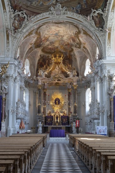 Chancel of the parish church and basilica Mariae Empfängnis, Wilten Insbruck, Austria