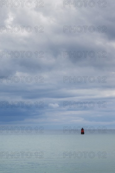 Lighthouse on a Sea in Granville, Manche, Normandy, France