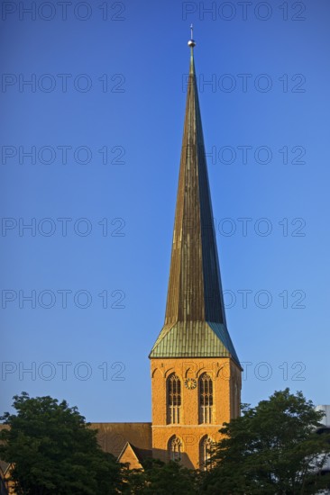 Church tower of St Peter's Church, Dortmund, Ruhr area, North Rhine-Westphalia, Germany