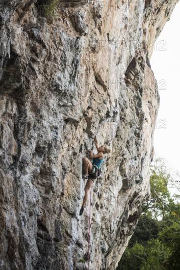 Climber, Tonsai Beach, Ao Nang, Krabi, Thailand