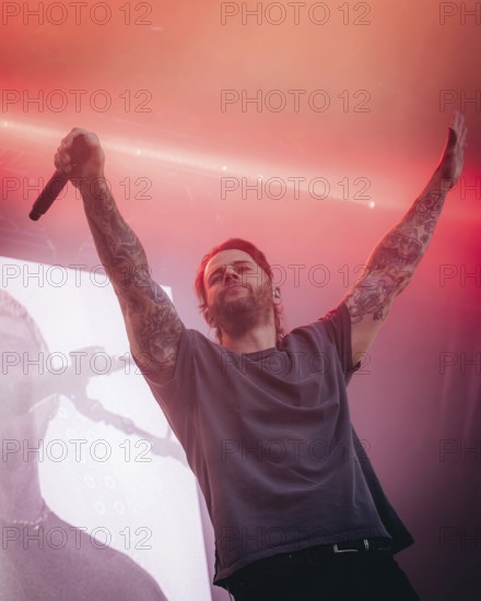 M. Shadows (Matthew Charles Sanders), singer of Avenged Sevenfold live at the Zitadelle Spandau in Berlin on 21/06/2025
