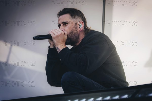 M. Shadows (Matthew Charles Sanders), singer of Avenged Sevenfold live at the Zitadelle Spandau in Berlin on 21/06/2025