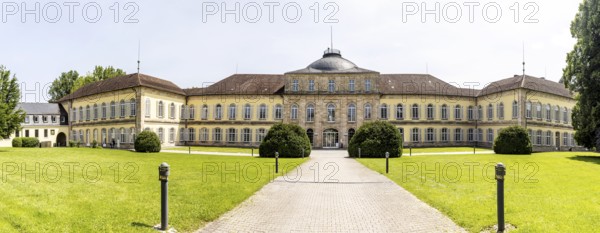 Hohenheim Palace. Campus of the University of Hohenheim. Stuttgart, Baden-Württemberg, Germany