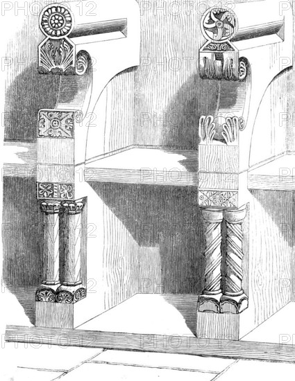 Choir stall from Ratzeburg Cathedral, Ratzeburg, Schleswig-Holstein, Germany, Historical, digitally enhanced reproduction of a model from around 1860