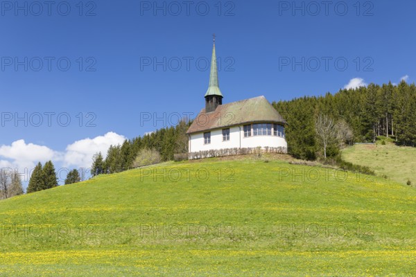 Pius Chapel in Katzensteigtal, Furtwangen in the Black Forest, Baden-Württemberg, Germany