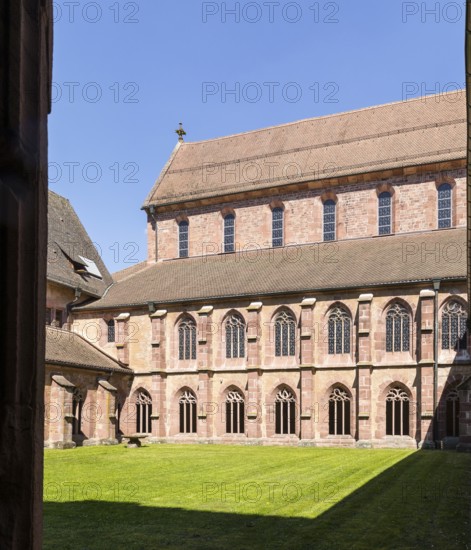 Cloister in Alpirsbach Monastery, Northern Black Forest, Baden-Württemberg, Germany