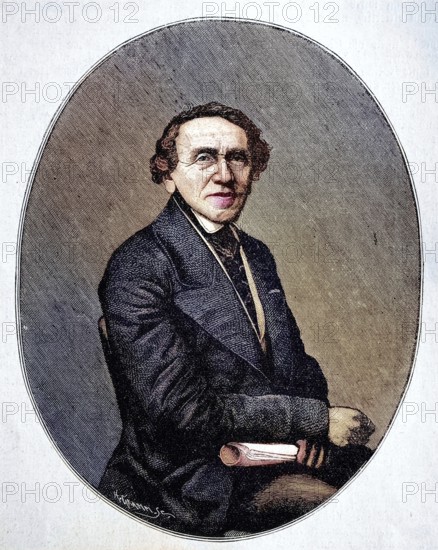 Giacomo Meyerbeer, born Jacob Liebmann Beer, 5 September 1791 - 2 May 1864, was a German opera composer of Jewish origin, illustration, published 1890, reproduction, digitally enhanced, historical