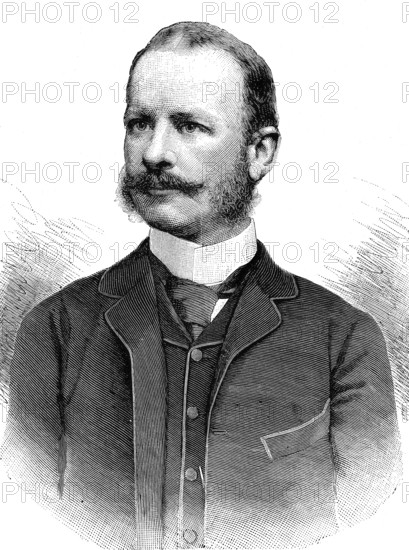 Alfred III, Prince of Windisch-Graetz, German: Alfred August Karl Maria Wolfgang Erwin Fürst zu Windisch-Graetz, 31 October 1851, Prague - 23 November 1927, Tachov, was a Bohemian nobleman and Austro-Hungarian statesman. He served as the 11th Prime Minister of Cisleithania and was President of the House of Lords from 1895 to 1918, historical picture or illustration, published 1890, reproduction, digitally enhanced, Historical