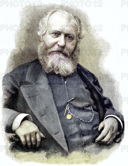 Charles-François Gounod, June 1818 - October 1893, was a French composer, best known for his Ave Maria, illustration, published 1890, reproduction, digitally enhanced, Historical