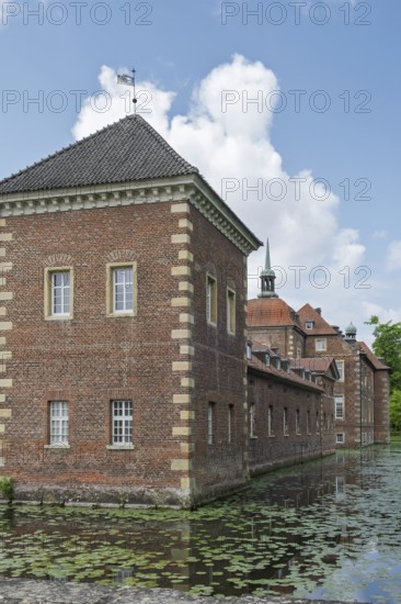 Velen moated castle, Münsterland, North Rhine-Westphalia, Germany