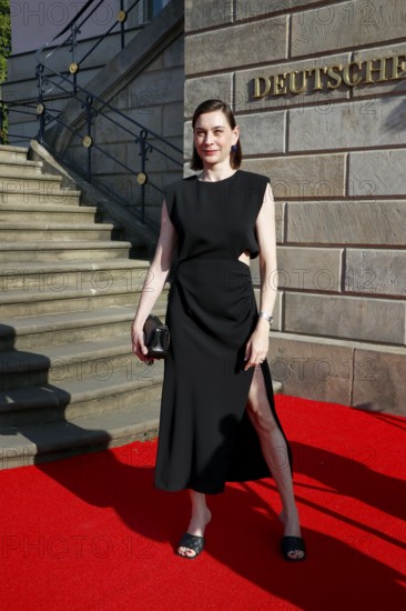 Christiane Paul arriving for Charles Gounod's Roméo et Juliette after William Shakespeare at the Staatsoper für Alle on Bebelplatz in Berlin on 21 June 2025