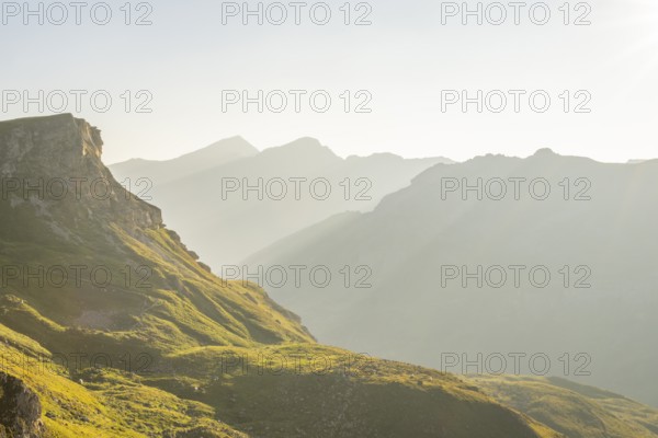 Sunrise in the Mountains at Hochalpenstraße, Pinzgau, Salzburg, Austria
