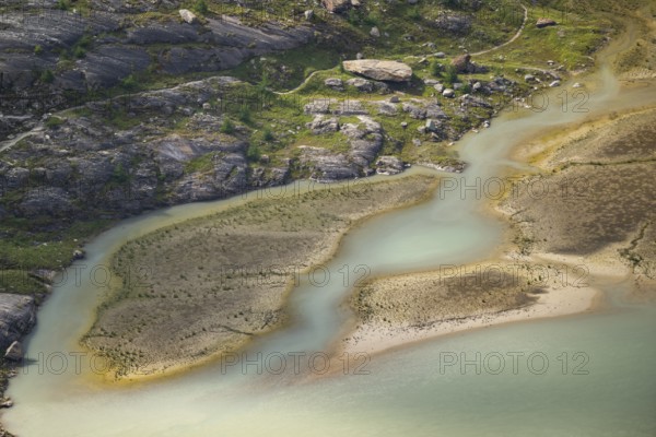Close-up of Pasterze Hochalpengletscher, Hochalpenstraße, Pinzgau, Salzburg, Austria